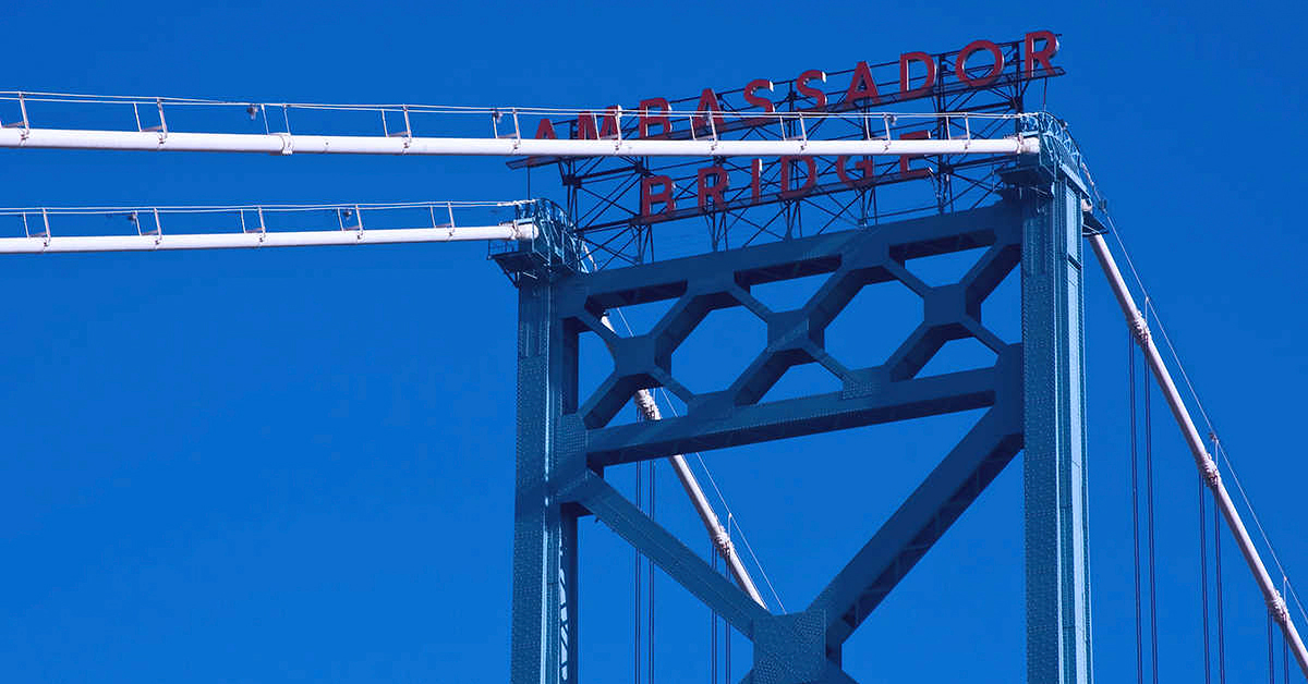 MDOT Lifting Restrictions For Ambassador Bridge | Supply Post - Canada ...