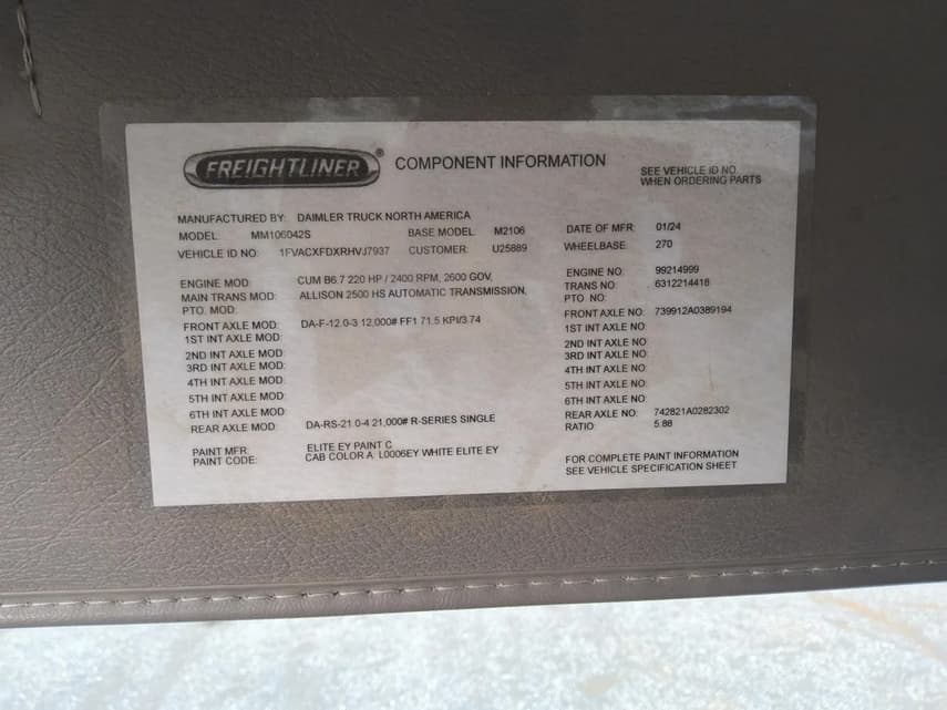 2024 Freightliner EM2 106 - 22