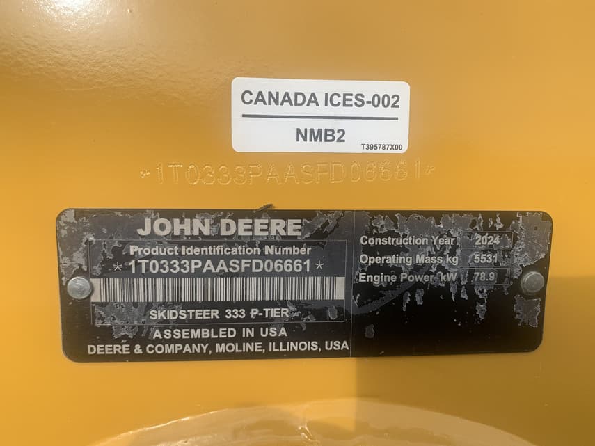 2025 John Deere 333P - 9