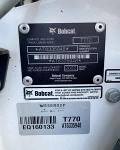 2022 Bobcat T770 - 13